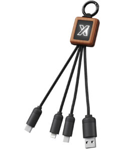 SCX.design C19 20W Easy to Use Kabel aus Holz mit Leuchtlogo