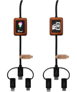 Home 20 SCX.design C46 5-in-1 CarPlay-Kabel mit Leuchtlogo