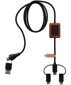 SCX.design C46 5-in-1 CarPlay-Kabel mit Leuchtlogo schwarz 11 2PX13890 B1