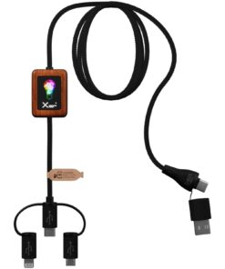 SCX.design C46 5-in-1 CarPlay-Kabel mit Leuchtlogo schwarz 12 2PX13890 E1