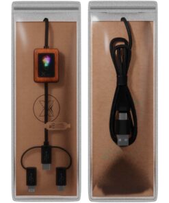 SCX.design C46 5-in-1 CarPlay-Kabel mit Leuchtlogo schwarz 13 2PX13890 P1