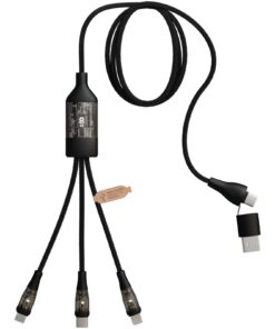 Alternative view of SCX.design C50 100 W/5 A 5-in-1 Schnellladekabel mit Digitalanzeige schwarz