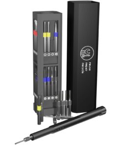 SCX.design T20 30-teiliges Schraubendreher- und Reparaturset im Aluminiumkoffer