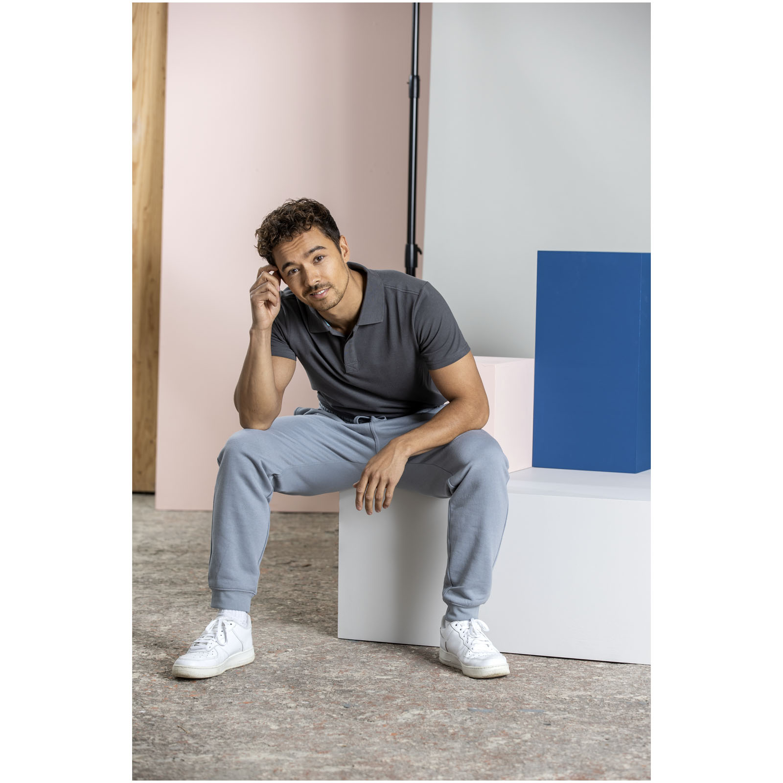 Graphite Poloshirt aus Bio-Baumwolle für Herren 6 Graphite Poloshirt aus Bio-Baumwolle für Herren – Bild 4