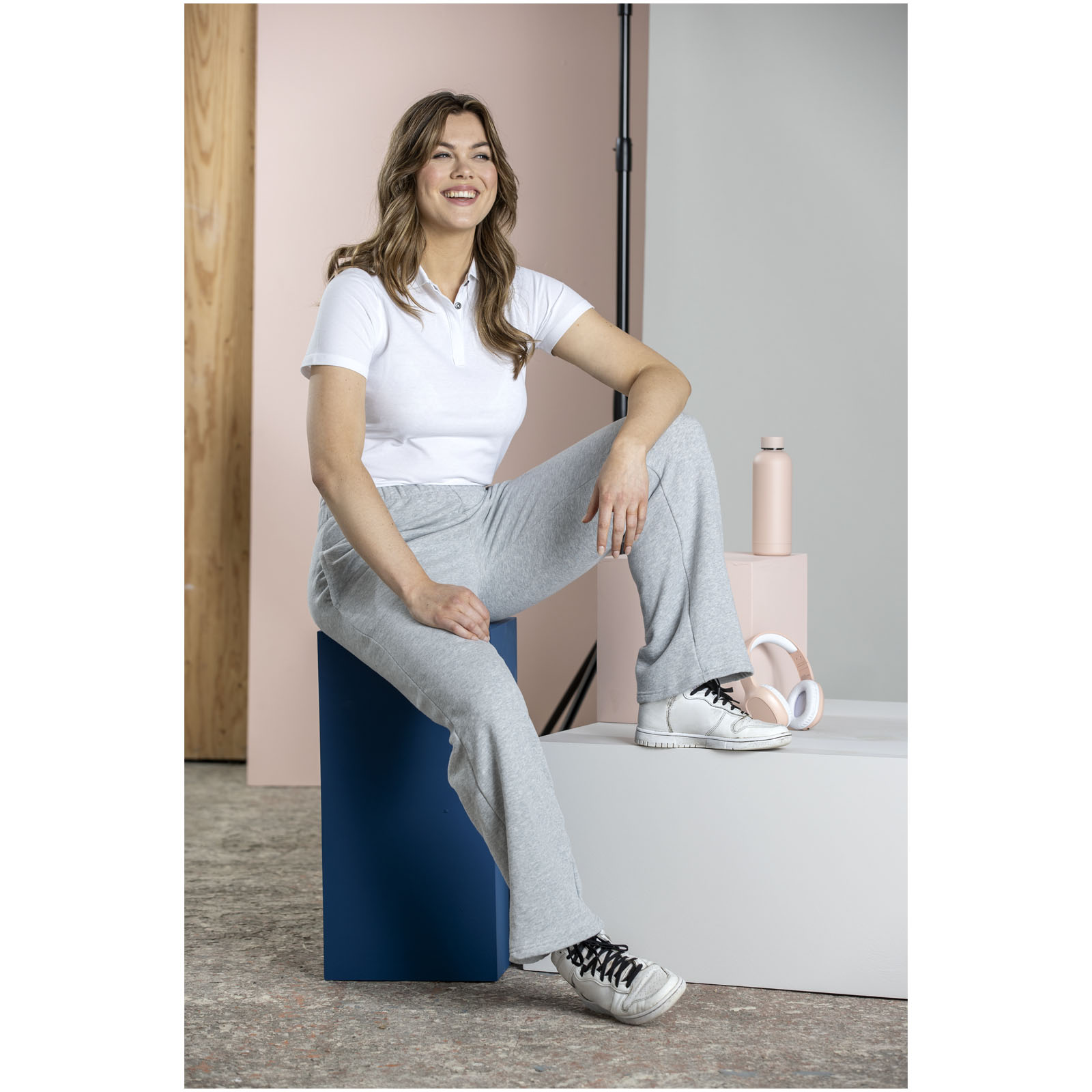 Graphite Poloshirt aus Bio-Baumwolle für Damen 6 Graphite Poloshirt aus Bio-Baumwolle für Damen – Bild 4