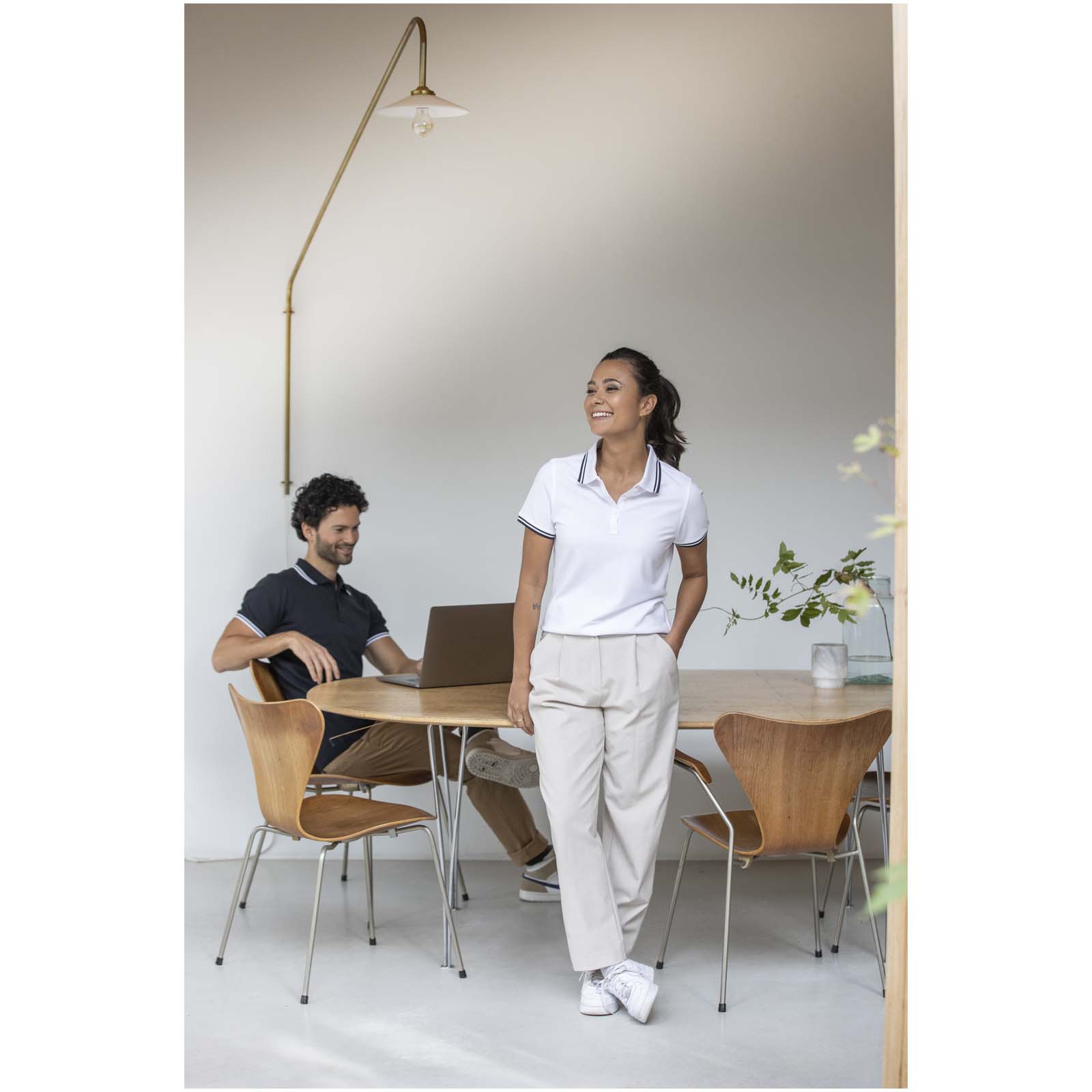 Amarago Polo mit abgesetztem Rand für Herren 7 Amarago Polo mit abgesetztem Rand für Herren – Bild 5