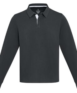 Alternative view of Clyde Rugby Polo Sweatshirt Unisex