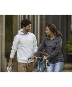 Sayan Kapuzenpullover mit halbem Reißverschluss für Damen 11 3947301 M2