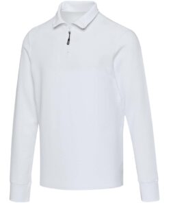 Zeus Langarm Poloshirt Unisex mit Reißverschluss