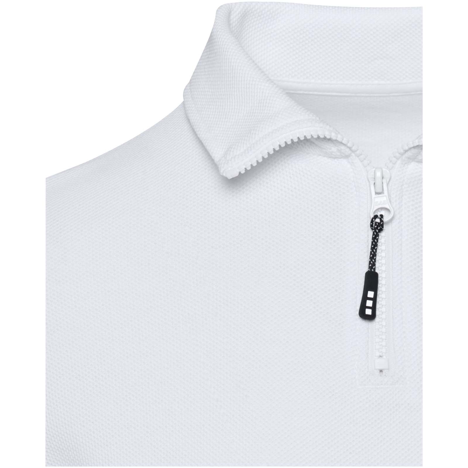Zeus Langarm Poloshirt Unisex mit Reißverschluss 6 Zeus Langarm Poloshirt Unisex mit Reißverschluss – Bild 4
