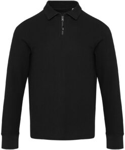 Alternative view of Zeus Langarm Poloshirt Unisex mit Reißverschluss