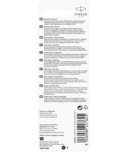Parker Gel Kugelschreiber-Mine (schwarze Mine) silber / schwarz 7 42000481 B1