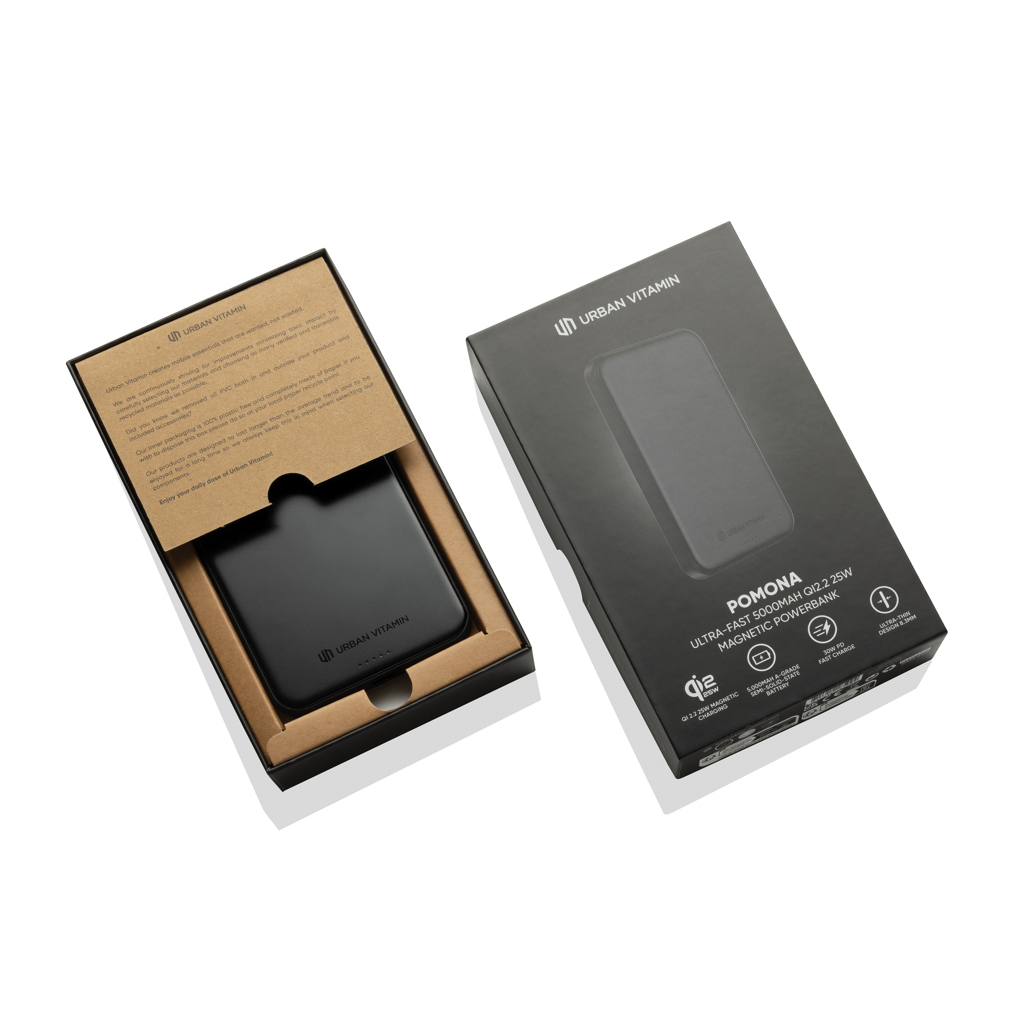 Urban Vitamin Pomona 5000mAh Qi2.2 25W magnetische Powerbank 7 Urban Vitamin Pomona 5000mAh Qi2.2 25W magnetische Powerbank – Bild 5