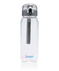 Yide verschließbare Wasserflasche aus RCS rec. PET 10 P437.020 D 100 257413f346754fc88f4c41bce7b9a6aa