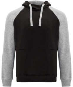 Badet zweifarbiger Kapuzenpullover Unisex