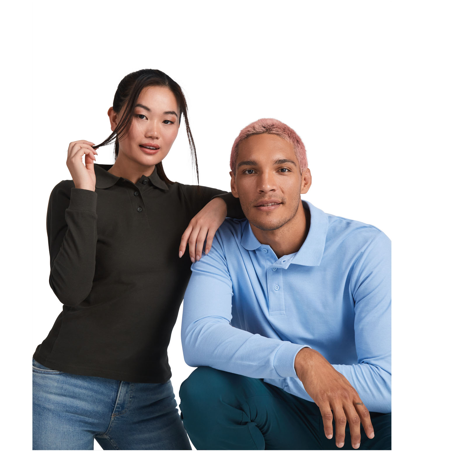 Estrella Langarm Poloshirt für Damen 5 Estrella Langarm Poloshirt für Damen – Bild 3