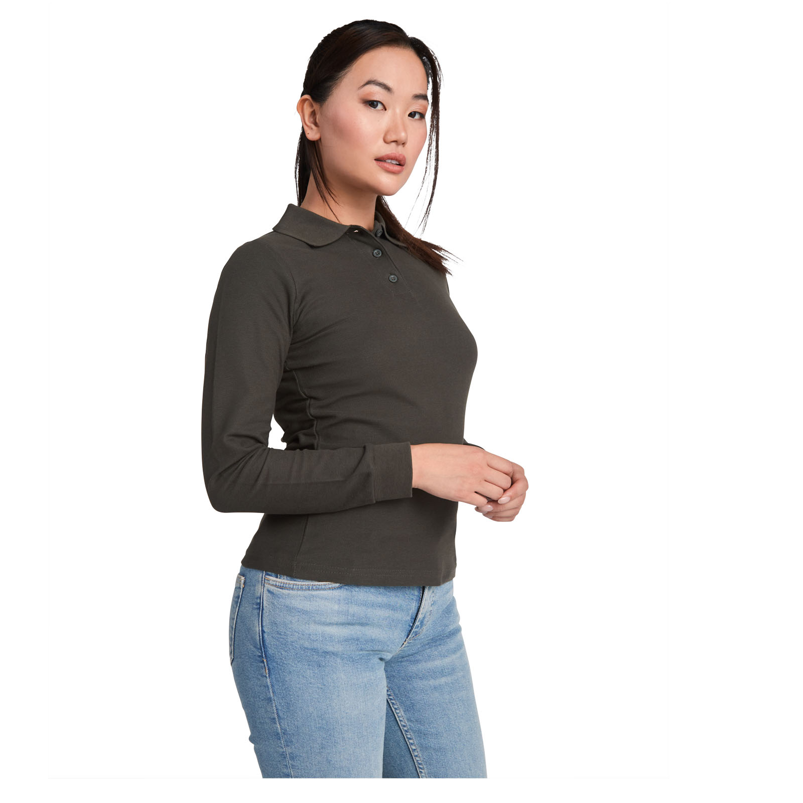 Estrella Langarm Poloshirt für Damen 6 Estrella Langarm Poloshirt für Damen – Bild 4