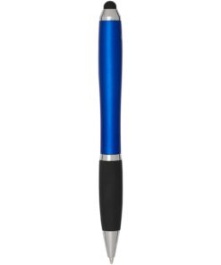 Nash RCS Stylus Kugelschreiber aus recyceltem Kunststoff mit farbigem Schaft und schwarzem Griff (schwarze Tinte) 8 10645753 B1