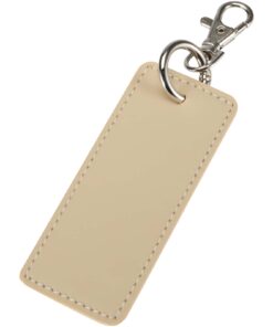 Resi Plus GRS recycelter rechteckiger Charm Schlüsselanhänger