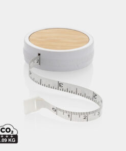 Schneidermaßband aus RCS recyceltem Kunststoff und Bambus