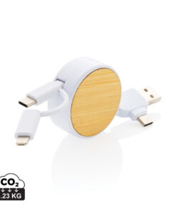 Ontario ausziehb. 6-in-1 Kabel aus RCS recyceltem Kunststoff