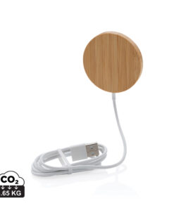 10W Bambus magnetischer Wireless Charger