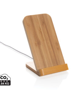 Kabelloser 5W-Ladeständer aus Bambus