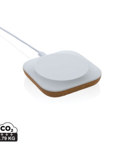 Oregon Wireless-Charger aus RCS recyc. Kunststoff & Kork