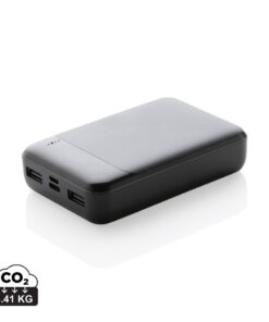 10.000 mAh Powerbank aus RCS Standard recyceltem Kunststoff