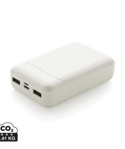 10.000 mAh Powerbank aus RCS Standard recyceltem Kunststoff