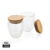 2-tlg Set Borosilikatgläser mit Bambusdeckel 250ml 1 P432.140 S 0 878a1f1c6da34e28815135009a12f797