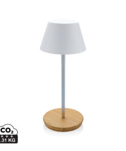 Pure Glow USB-Tischleuchte aus RCS recyceltem Kunststoff