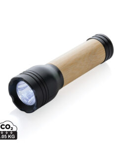 Lucid 1W Taschenlampe aus RCS recycelt. Kunststoff & Bambus