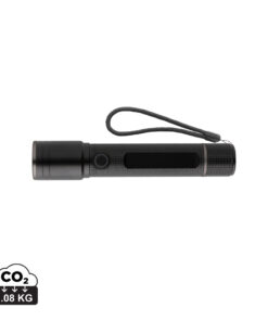 Gear X Taschenlampe aus RCS recycelt. Aluminium mit USB-Akku