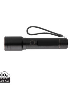Heavy-Duty USB-Taschenlampe aus RCS recyceltem Aluminium
