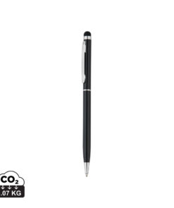 Schlanker Aluminiumkugelschreiber mit Stylus