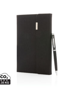 Swiss Peak Deluxe A5 Notizbuch mit Stift