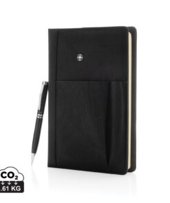 Notizbuch und Stift