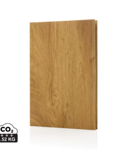 Kavana A5 Notizbuch mit Holz-Print