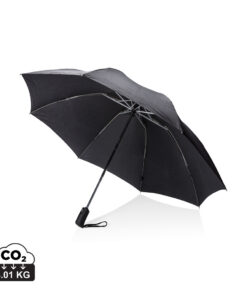 Swiss Peak AWARE™ 23" faltbarer umgekehrter Regenschirm
