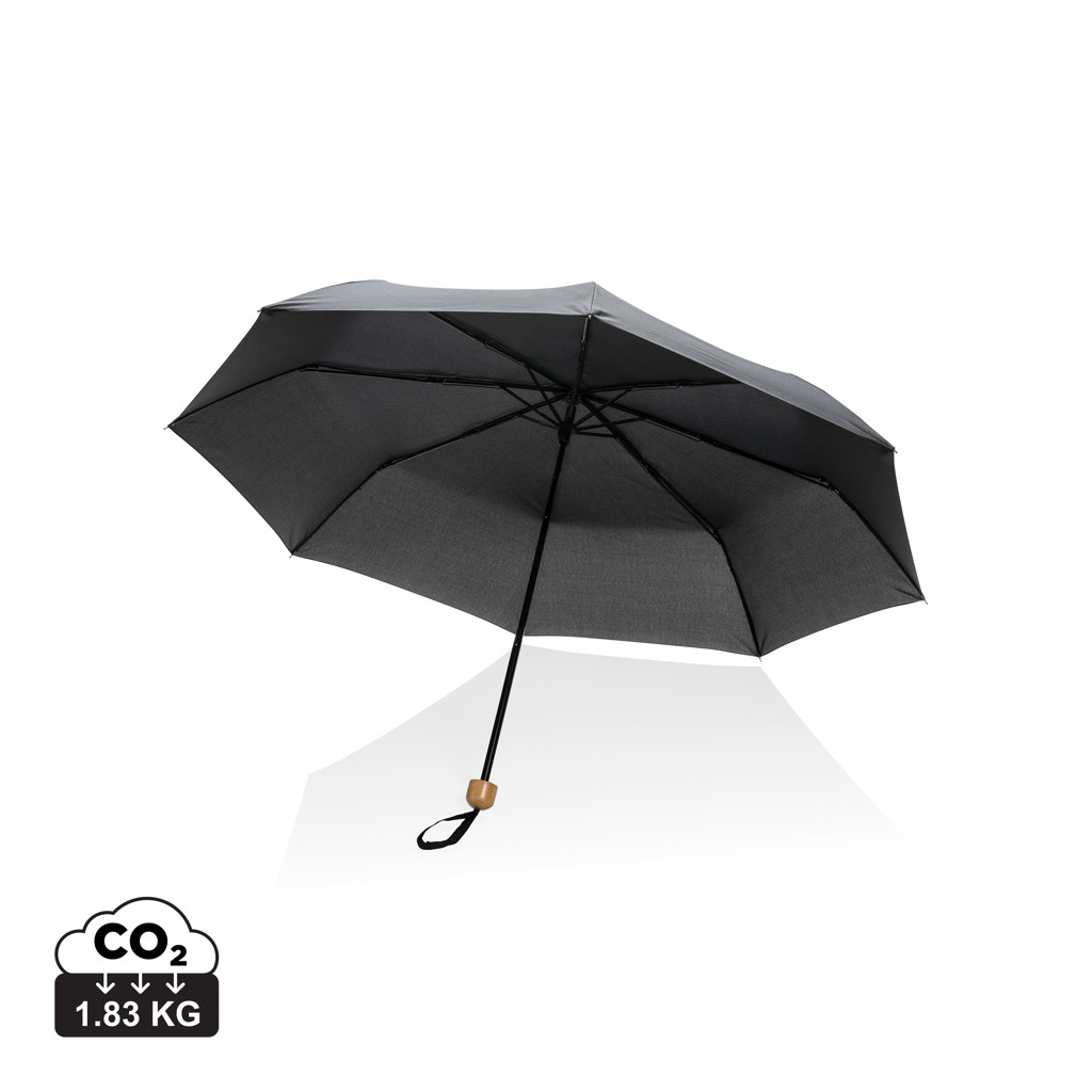 20.5" Impact AWARE™ RPET 190T Pongee Bambus Mini-Schirm 3 20.5" Impact AWARE™ RPET 190T Pongee Bambus Mini-Schirm