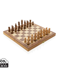 Faltbares Schachspiel aus Holz