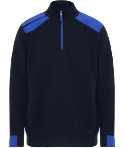 Maverick Pullover für Herren mit halbem Reißverschluss, 280 g/m2
