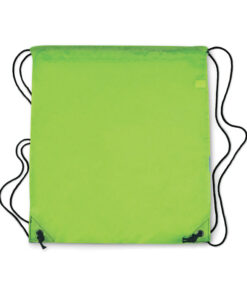 Alternative view of Beutel mit Kordelzug STRIPE Neon Gelb
