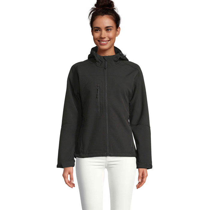 REPLAY DAMEN HOOD SOFTSHELL