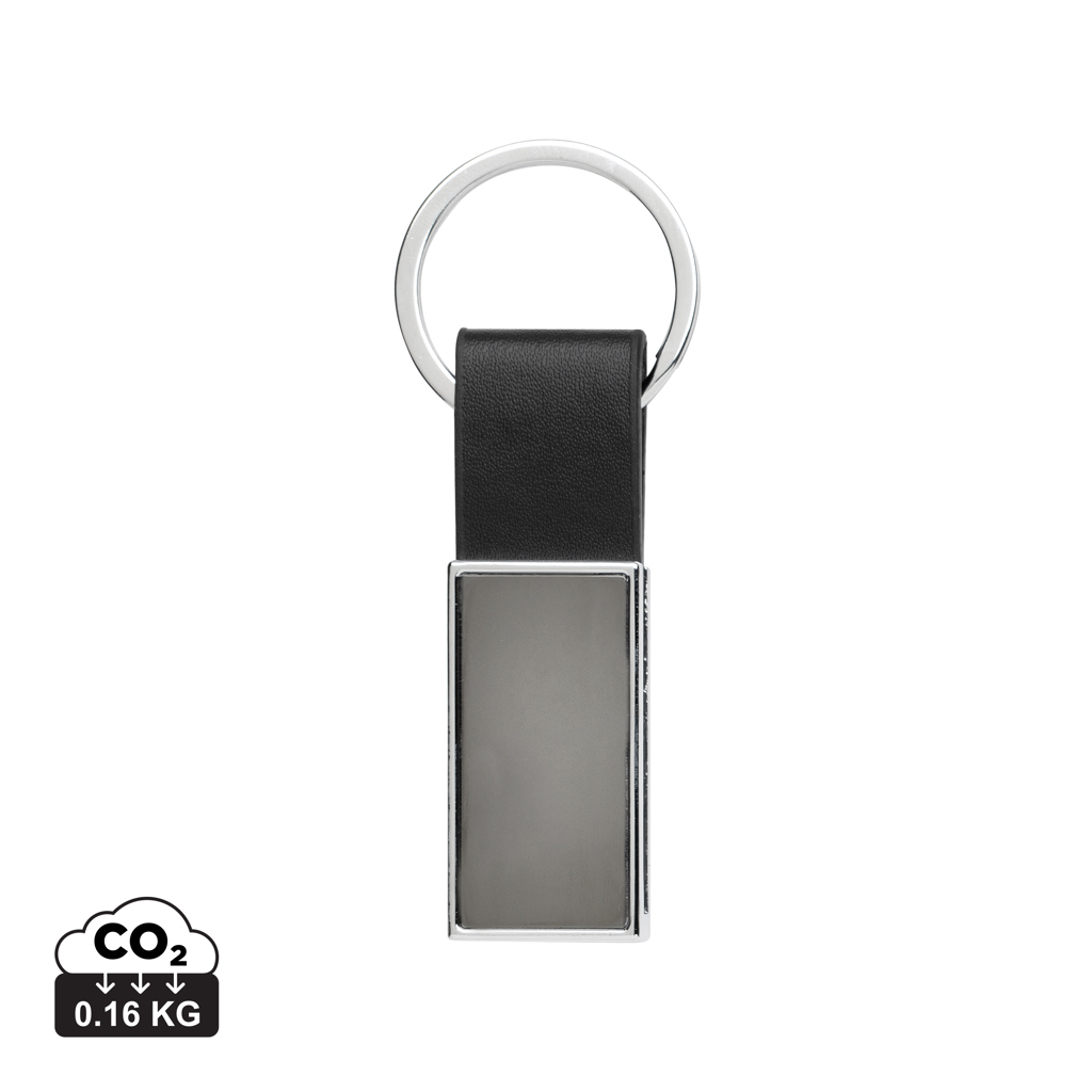 Schicker PU Schlüsselanhänger aus RCS recyc. Zinklegierung 3 Schicker PU Schlüsselanhänger aus RCS recyc. Zinklegierung
