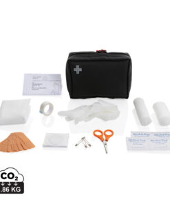 Erste-Hilfe-Set in RCS recycelter Nubuk-PU Tasche