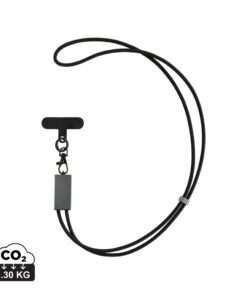 Terra 60Wduales Ladekabel aus RCS recyceltem PET mit Lanyard