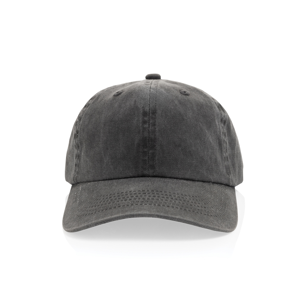 BEAU AWARE™ Washed 6-Panel Kappe aus 270gr/m² Baumwolltwill 6 BEAU AWARE™ Washed 6-Panel Kappe aus 270gr/m² Baumwolltwill – Bild 4