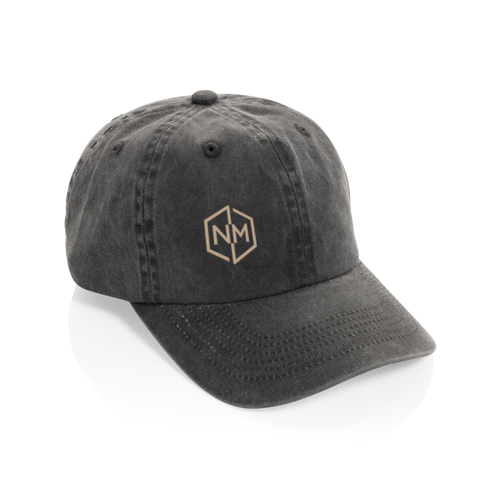 BEAU AWARE™ Washed 6-Panel Kappe aus 270gr/m² Baumwolltwill 7 BEAU AWARE™ Washed 6-Panel Kappe aus 270gr/m² Baumwolltwill – Bild 5
